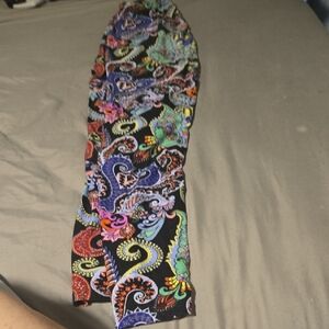 Colorful Paisley Print Scarf